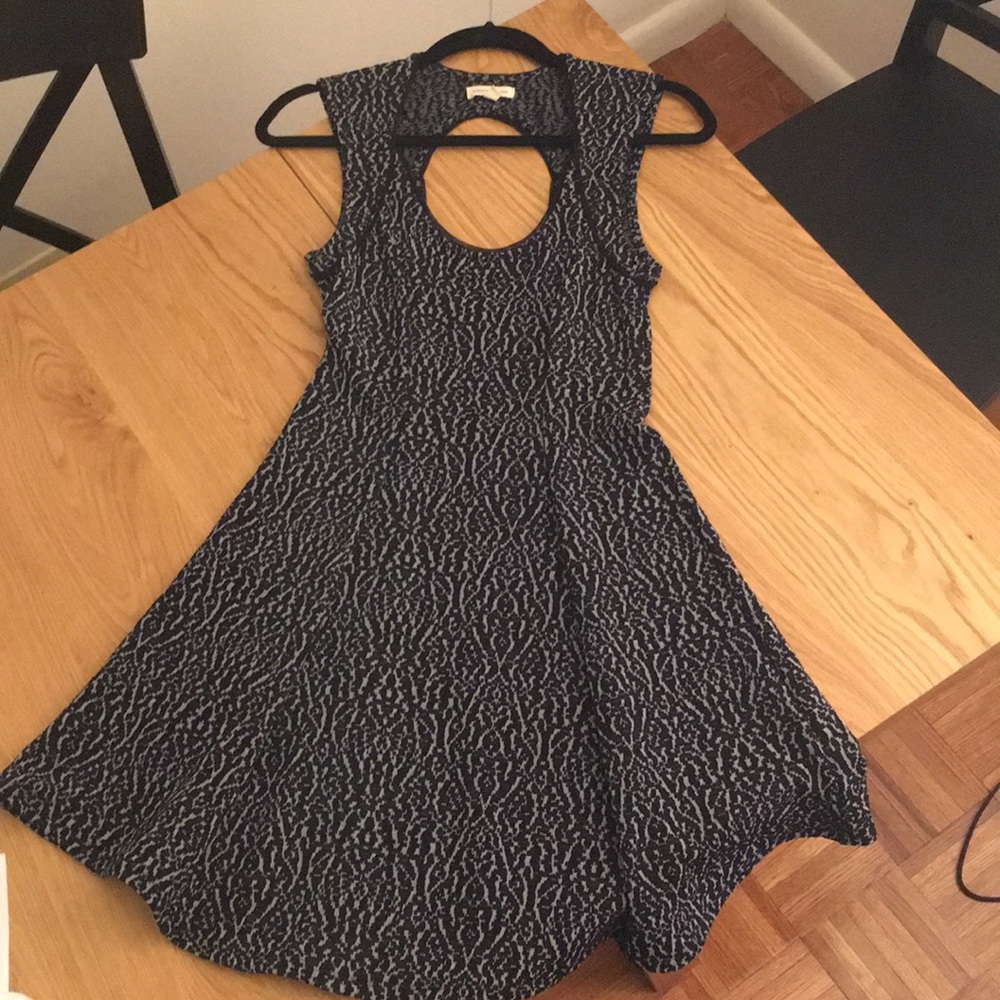 Black Silence and Noise Dress